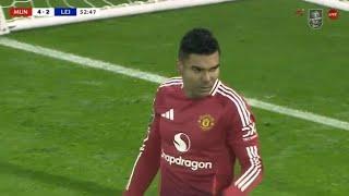 Casemiro Masterclass vs Leicester city