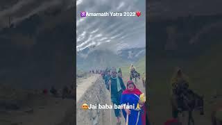 Amarnath yatra shorts Panchtarni to Amarnath Holy Cave #amarnathyatra2022 #bababarfani #shivshambhu