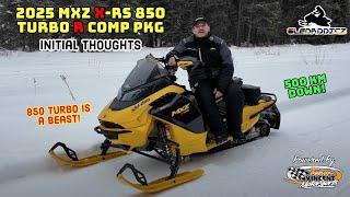 2025 Ski-Doo MXZ 850 Turbo R Competition Package | Initial Thoughts After 500 KM