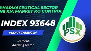 #psxnews | pharmaceutical sector na keya market ko control,PSX made a new record breaking closing |