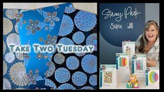 Take 2 Tuesday Class 41 featuring Sizzix Stamps & Stencils with Limited Sizzix Teal Opulent Paper