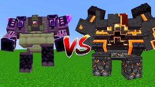 Ender Guardian Vs Netherite Monstrosity - Minecraft Mob Battle