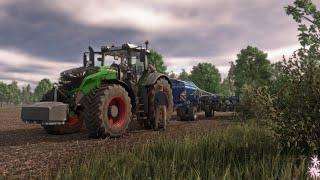 Farming Simulator 25 / Map Zielonka / FENDT 1050 sowing wheat