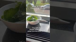 How to make Concorde salad!