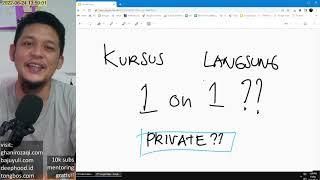 Kursus Jualan Online Private 1 on 1 JUMPA LANGSUNG. Mau?