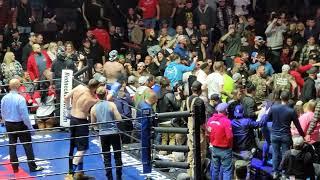 #redneck #brawl #cincinnati #ohio #roughnrowdy #boxing #amateurboxing #ringgirls #crowdfights