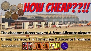 Is this the cheapest way to get to Torrevieja from Alicante airport for 3.15€ ?