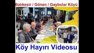 Gaybular Köyü 2022 Yılı Köy Hayırı