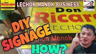 How to make Tarpaulin Signage  |  Lechon Manok Business  l  DIY Signage  l  Food Daddy Tv