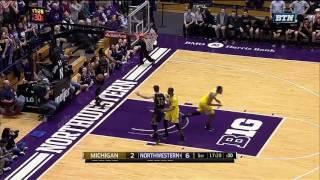 Zak Irvin Steal and Slam vs. Northwestern