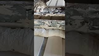 gypsum frame making/wall corner #gypsum #shorts #youtube#making