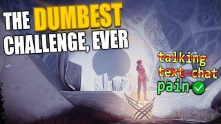The WEIRDEST Raid Challenge in Destiny 2