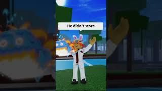 NOOB IS ROBBED BY BULLY AND I GAVE HIM A T REX! #bloxfruits  #roblox #bloxfruts