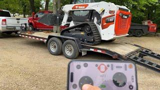 My new remote controlled bobcat t62 skid steer