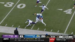 South Dakota State RB delivers a nasty stiff arm