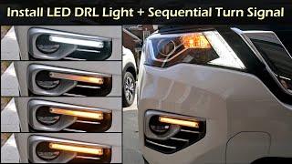 Install Daytime Running Light (DRL) w/ Switchback Sequential Turn Signal | Nissan Pathfinder