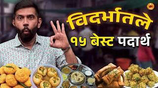 Vidarbha Street Food | Best Indian food |Favorite Food | Food Review| Maharashtra Food Tour |Sukirtg