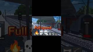 Express train highest full speed train sim India #shorts #Data mind gamer official