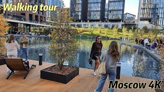 A new luxury residential complex in the center of Moscow. Walking Tour 4K