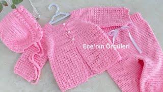Crochet Popcorn Model Frilled Baby Hat /Tığ işi Popcorn Model Fırfırlı Bebek Şapkası /6 ay