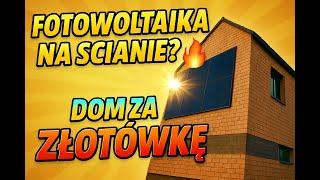Fotowoltaika na ścianie z cegiełki AMK - pomysł na offgrid w domu - elewacja zachodnia Odcinek 44