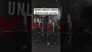 200KG BENCH FAIL (WATCH TILL THE END)