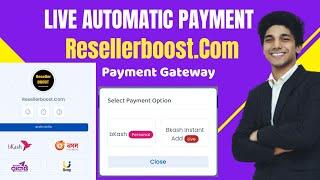 Resellerboost Uddoktapay Live Payment || How to Pay Uddoktapay || Automatic Payment System SMM Panel