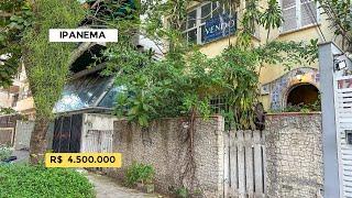 IPANEMA, CASA DE RUA À VENDA EM EXCELENTE LOCALIZAÇÃO EM IPANEMA - R$ 4.500.000,00