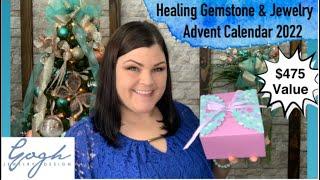 Healing Gemstone & Jewelry Advent Calendar by: Gogh Jewelry Design Unboxing