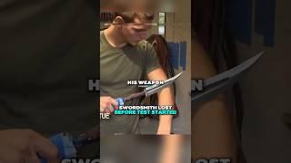 Swordsmith loses k*ll test before it even starts  | Sword-making