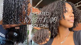 WASH N GO ROUTINE on 3C/4A HAIR | DEFINED CURLS + VOLUME | HIGH POROSITY FRIENDLY