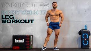 Bodyweight Leg Workout | 15 Minutes No Equipment Needed