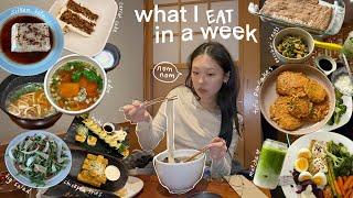 what I EAT in a week in nyc | balanced meals, easy recipes & realistic