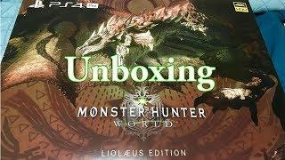 MONSTER HUNTER WORLD: LIOLAEUS EDITION | PS4 Pro 4K Unboxing [Limited Edition]