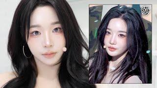 트리플에스 김유연이 말아주는 갈웜 메이크업 따라해봄ㅣ유연 메이크업 특징ㅣ인중 반토막 내는 법ㅣ트리플에스 메이크업ㅣtriple S are you alive