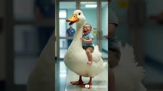  Duck Saves Baby After Falling from Swing  