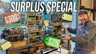 We Bought SEVEN Retired Military Generator Engines for Cheap… Will they Run?