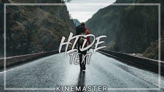 HOW HIDE TEXT EFFECT || TEXT EFFECT ||Mobile Video Editing Tutorial ( Kinemaster Tutorial )