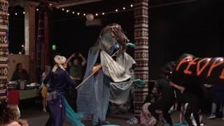 D'wata and the Black snake at Art Share LA " Full performance "