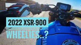 Can the 2022 XSR-900 wheelie?!