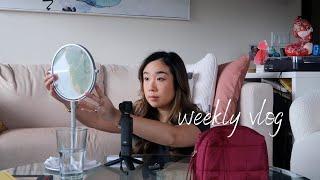 weekly vlog : day in the life of a full time influencer, vancouver events, building a terrarium