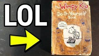 Reading My Cousins Wimpy Kid: Do It Yourself Book