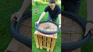 Cyclists, You Won't Believe What a rope Can Do to Your MTB Bike Tire! #shorts