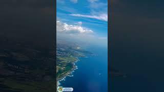 Beautiful aeroplane window view #shorts #planeview #skyview #plane #airplane #viewfromthetop