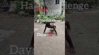 75 days Hard challenge  days 55 #fitnessmotivation #fitness #workout #workoutmotivation #shorts