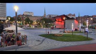 Summer Evening in Uptown Saint John New Brunswick