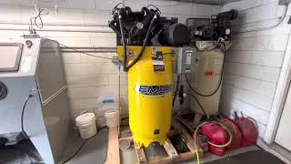 Emax 10hp Silent air VS ingersoll Rand 5hp compressor