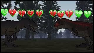 Allosaurus vs Carnotaurus with Healthbars (Part 1/3)