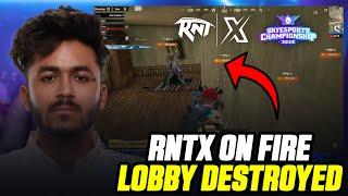 SPRAYGOD Destroyed Lobby  RNTX on FIRE  | Team Xspark Skyesports Championship Highlights