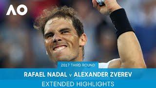 Rafael Nadal v Alexander Zverev Extended Highlights | Australian Open 2017 Third Round
